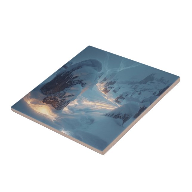 Carreau Where Light Wanders in Winter (Côté)