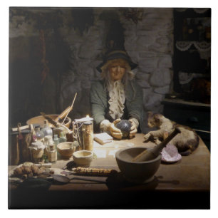 Carreau White Witch's Kitchen Museum, Witchcraft & MAGICK