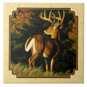 Carreau Whitetail Deer Monster Buck Yellow