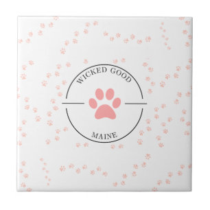 Carreau Wicked Good Maine - Piges roses - Dessous de verre