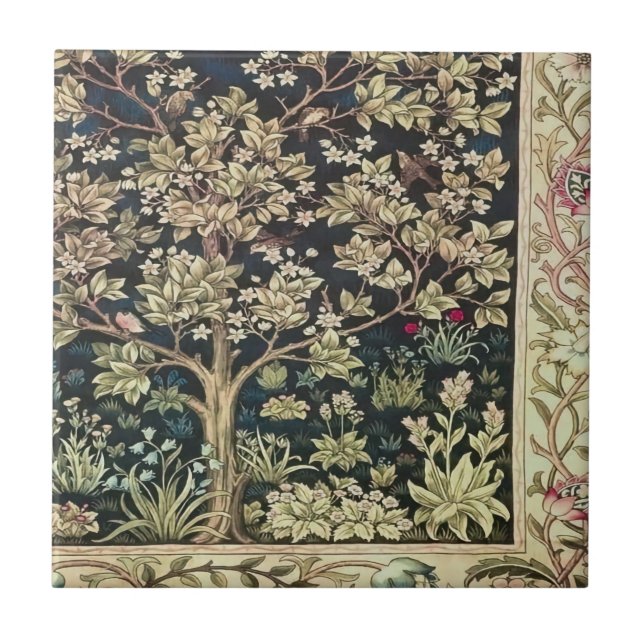 Carreau Willam Morris de beaux designs et créations, Vint (Devant)