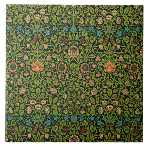 Carreau William Morris - Ancolie, vert foncé, Case-Mate