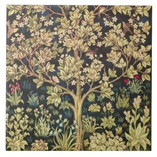 Carreau William Morris Arbre De Vie Floral Art Vintage