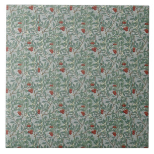 Carreau William Morris Art Décoratif Arbutus Motif