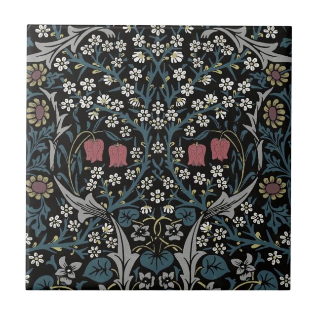 Carreau William Morris Blackthorn Floral Art Nouveau (Devant)