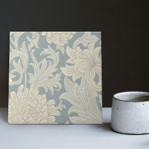 Carreau William Morris Chrysanthemum Motif