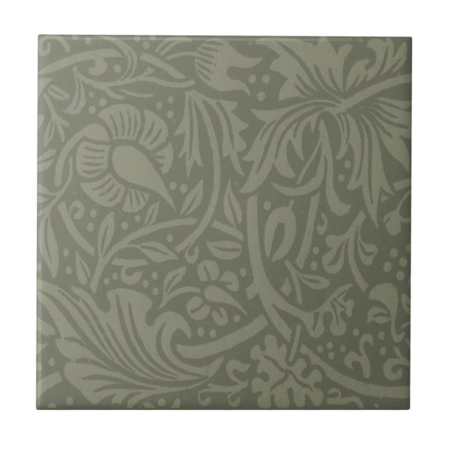Carreau William Morris Daffodil Papier peint floral (Devant)