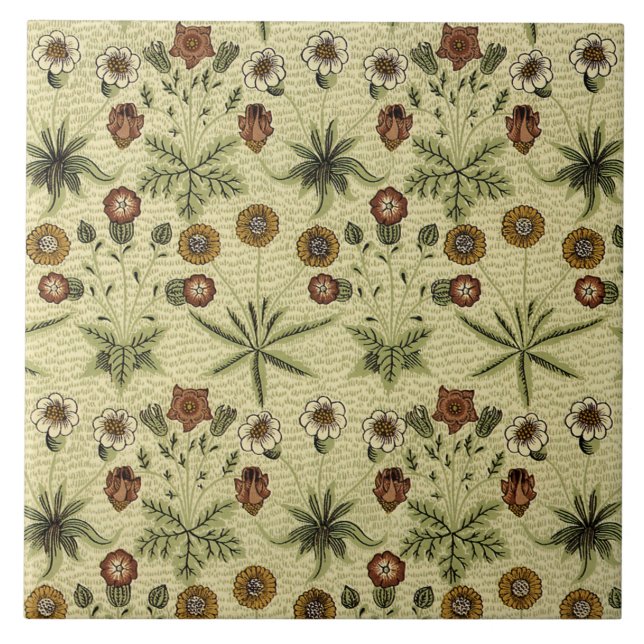 Carreau William Morris Daisy (Devant)