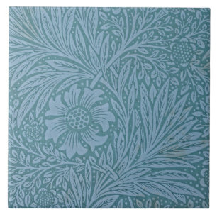 Carreau William Morris Fleurs Vintages florales Bleues