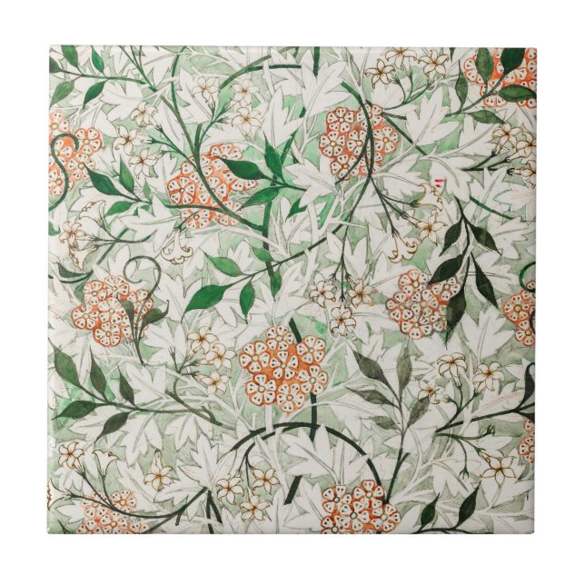 Carreau William Morris Jasmine Garden Flower Classic (Devant)