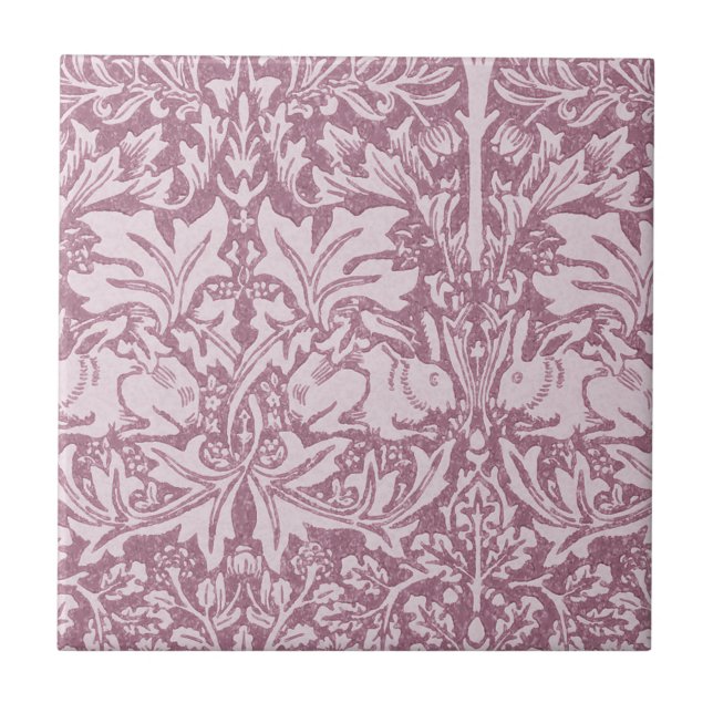 Carreau William Morris, Le voleur de fraises, revamped, ar (Devant)