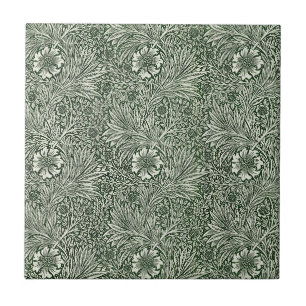 Carreau William * Morris Marigold Vert et blanc