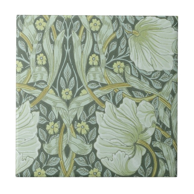 Carreau William Morris, motif Art nouveau, art magnifique (Devant)