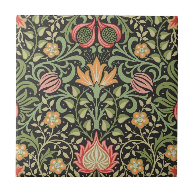 Carreau William Morris Persian Floral Antique (Devant)