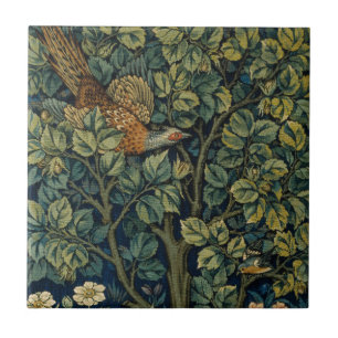 Carreau William Morris Pheasier Bois Bois