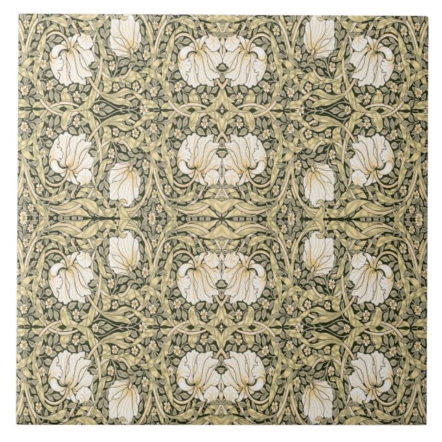 Carreau William Morris Pimpernel Beige (Devant)