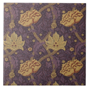 Carreau William Morris Rich Plum Coloré Windrush