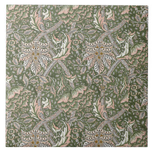 Carreau William Morris Vintage Windrush Flowers Foliage