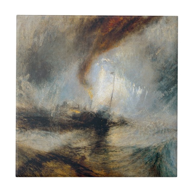 Carreau William Turner - Tempête de neige (Devant)