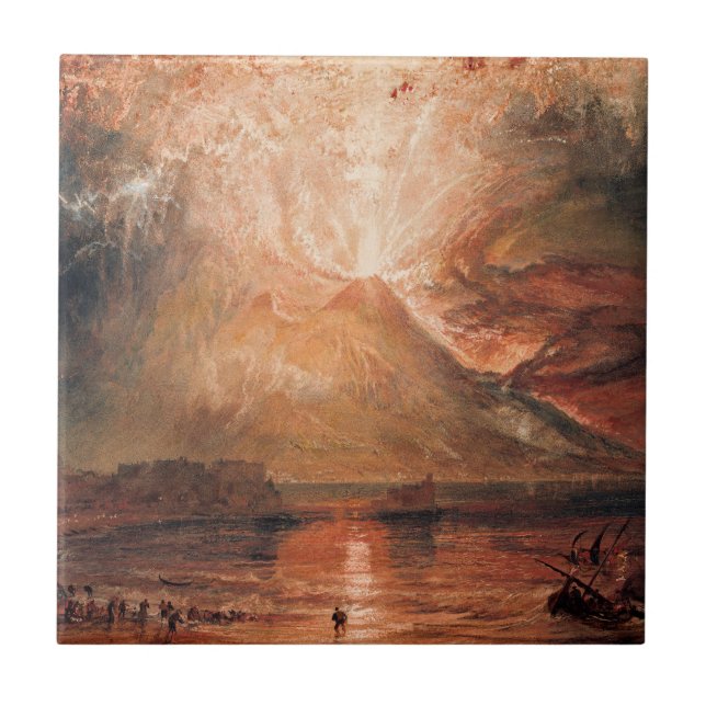 Carreau William Turner - Vésuve en éruption (Devant)