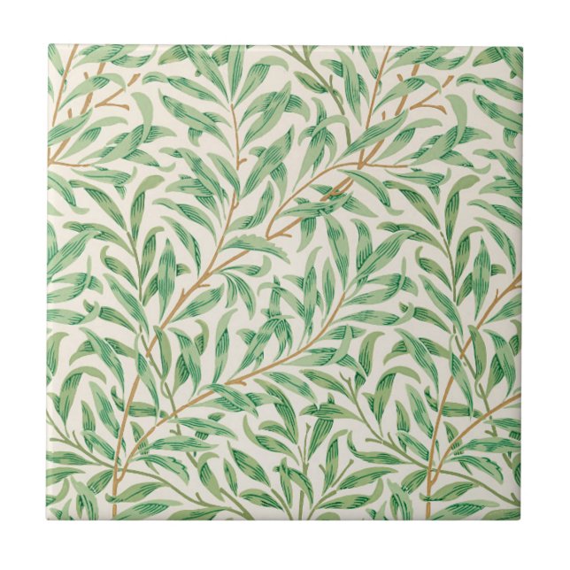 Carreau Willow Bough William Morris Motif (Devant)