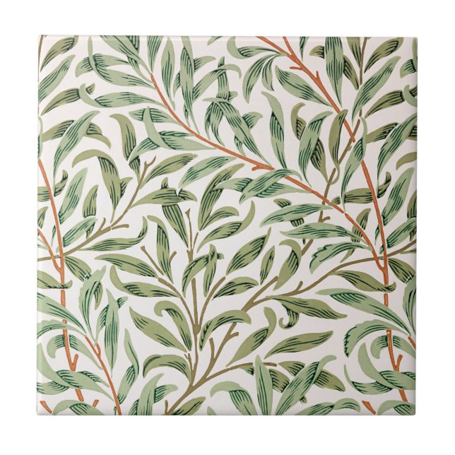 Carreau Willow Motif, William Morris Carrelage céramique (Devant)