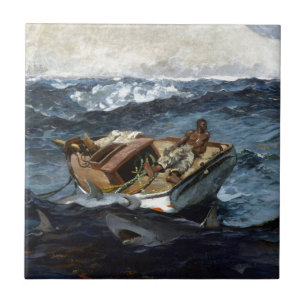Carreau Winslow Homer le Gulf Stream