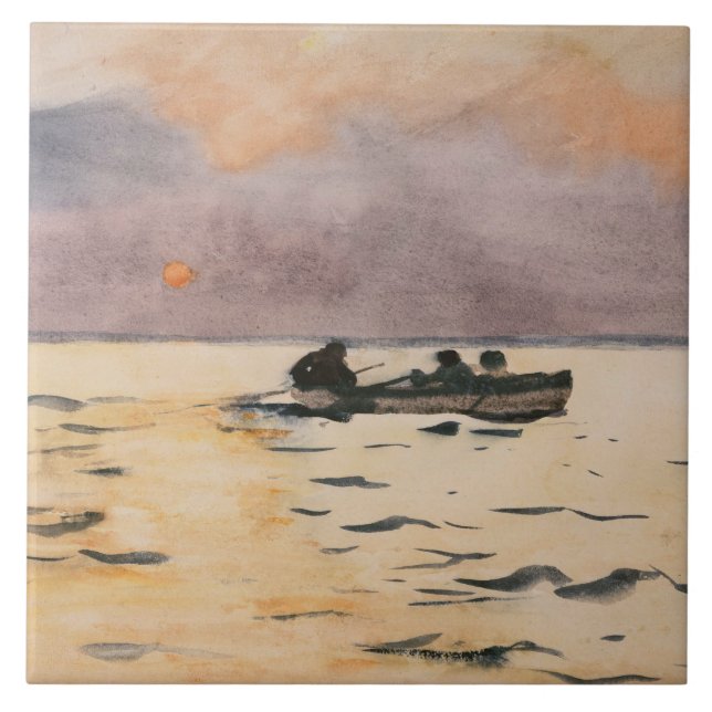 Carreau Winslow Homer - Rowing Home (Devant)