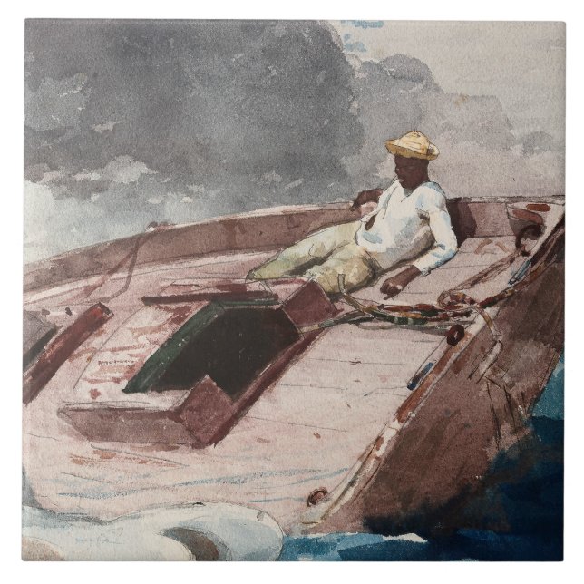 Carreau Winslow Homer - The Gulf Stream (Devant)