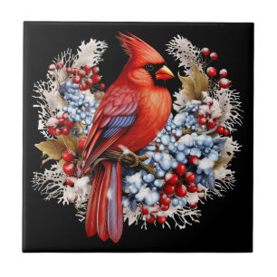 Carreau Winter Wonderland Red Cardinal