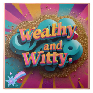 Carreau "Witty Wealth and Elegance"