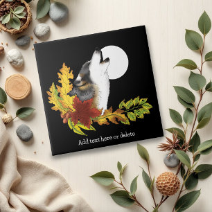 Carreau Wolf Howling Moon