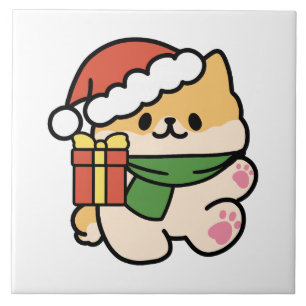 Carreau Yappy Howlidays - Jote Christmas Dog Cartoon