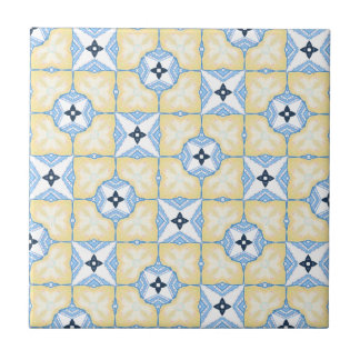 Carreau Yellow and Blue Tile