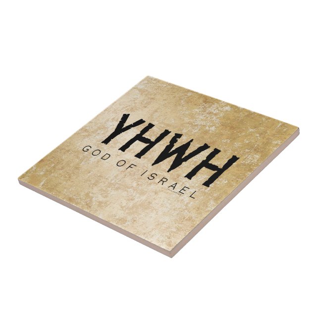 Carreau YHWH (Jéhovah) (Côté)