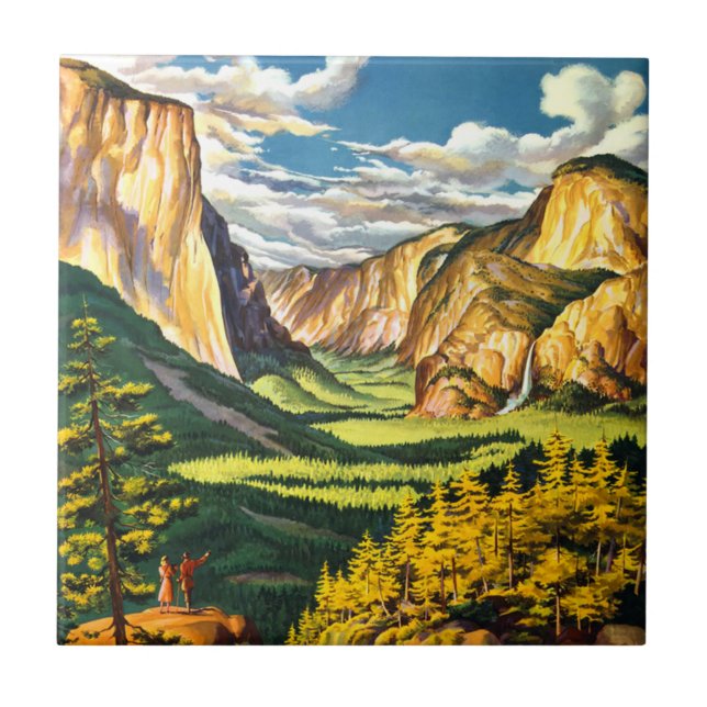 Carreau Yosemite National Park California Travel Art (Devant)