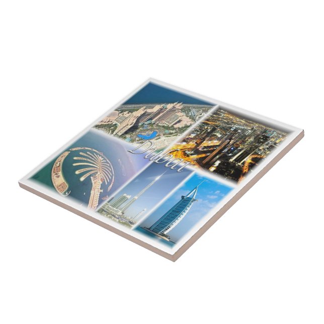Carreau zAE007 DUBAI, Émirats arabes unis, Asie, (Côté)