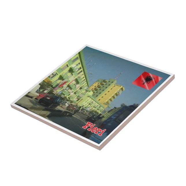 Carreau zAL008 FIER Albanie, (Côté)