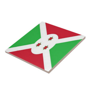Carreau zBI001 BURUNDI FLAG, Afrique,