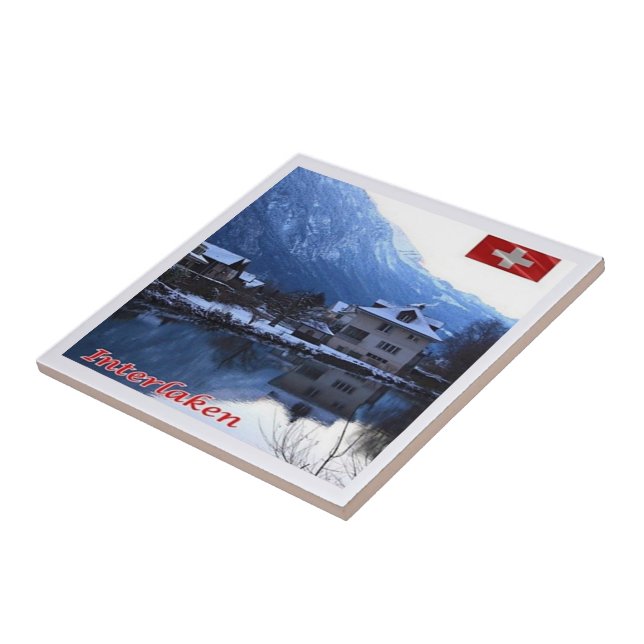 Carreau zCH025 INTERLAKEN Suisse - (Côté)