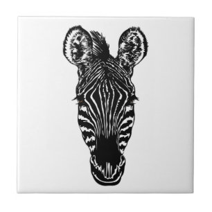 Carreau Zebra Head