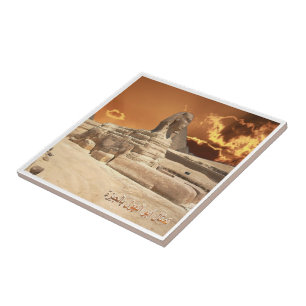 Carreau zEG017 GIZA, SPHINX, Egypte, Afrique, Frigo