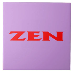 Carreau Zen rouge lilas grande tuile