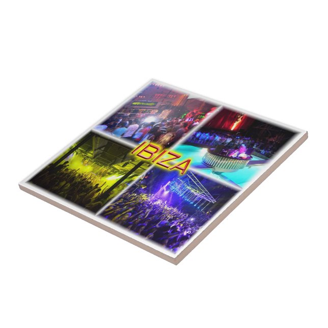 Carreau zES110 disco à IBIZA, Baléares, Espagne, (Côté)