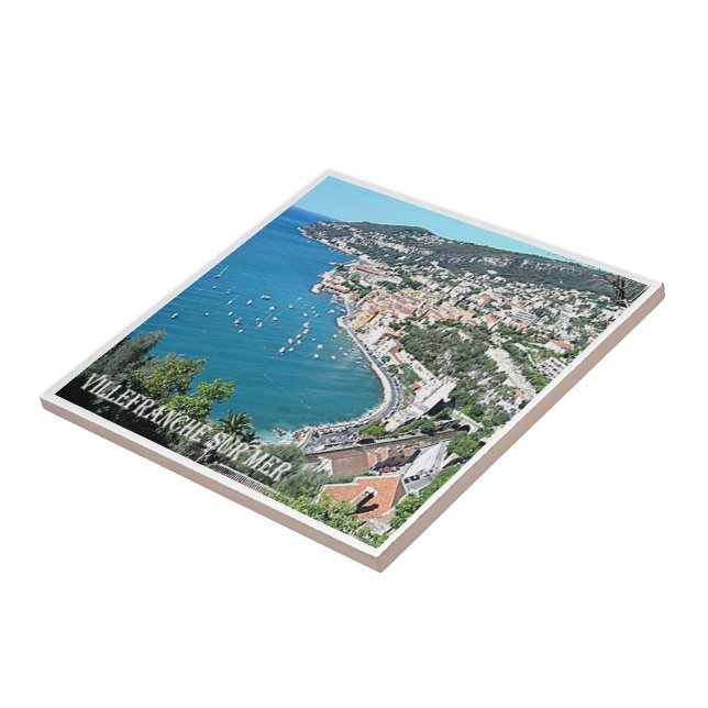 Carreau zFR083 VILLEFRANCHE SUR MER Côte d'Azur, (Côté)
