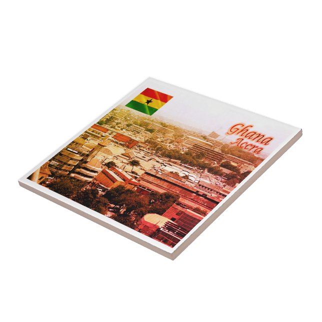 Carreau zGH003 ACCRA Nord, Ghana, Afrique, (Côté)