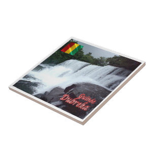 Carreau zGN005 DUBREKA FALLS, Guinée, Afrique,