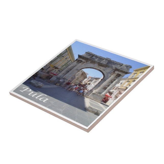 Carreau zHR007 PULA, Croatie, (Côté)