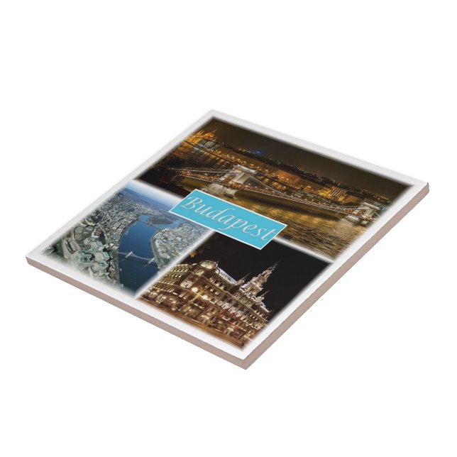 Carreau zHU003 BUDAPEST Hongrie, (Côté)