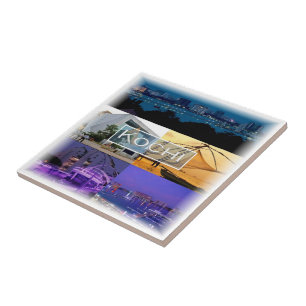 Carreau zIN007 KOCHI, Inde, Asie,